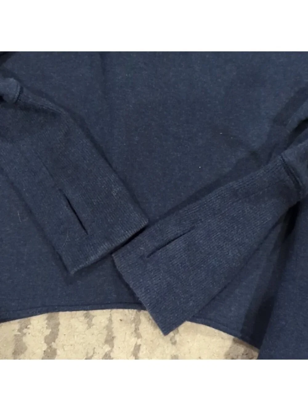 Lululemon Tea Lounge Pullover Heathered Deep Navy